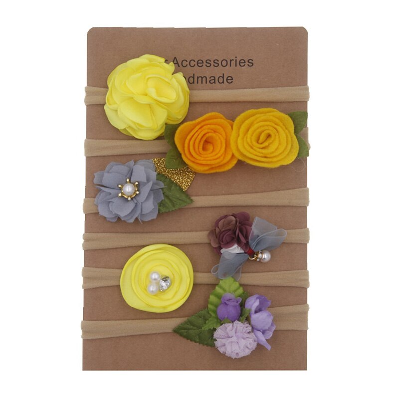 10 teile/satz Karikatur Tiere Baby Mädchen Haar Clips Nette Bogen Blumen Art Haar Seil Headwear Baby Haar Zubehör freundlicher