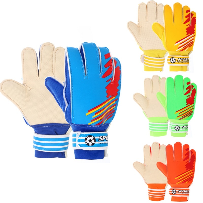 Children Kids Youth Sport Football Soccer Goalkeeper Goalie Training Gloves Gear Training Football Game Gloves