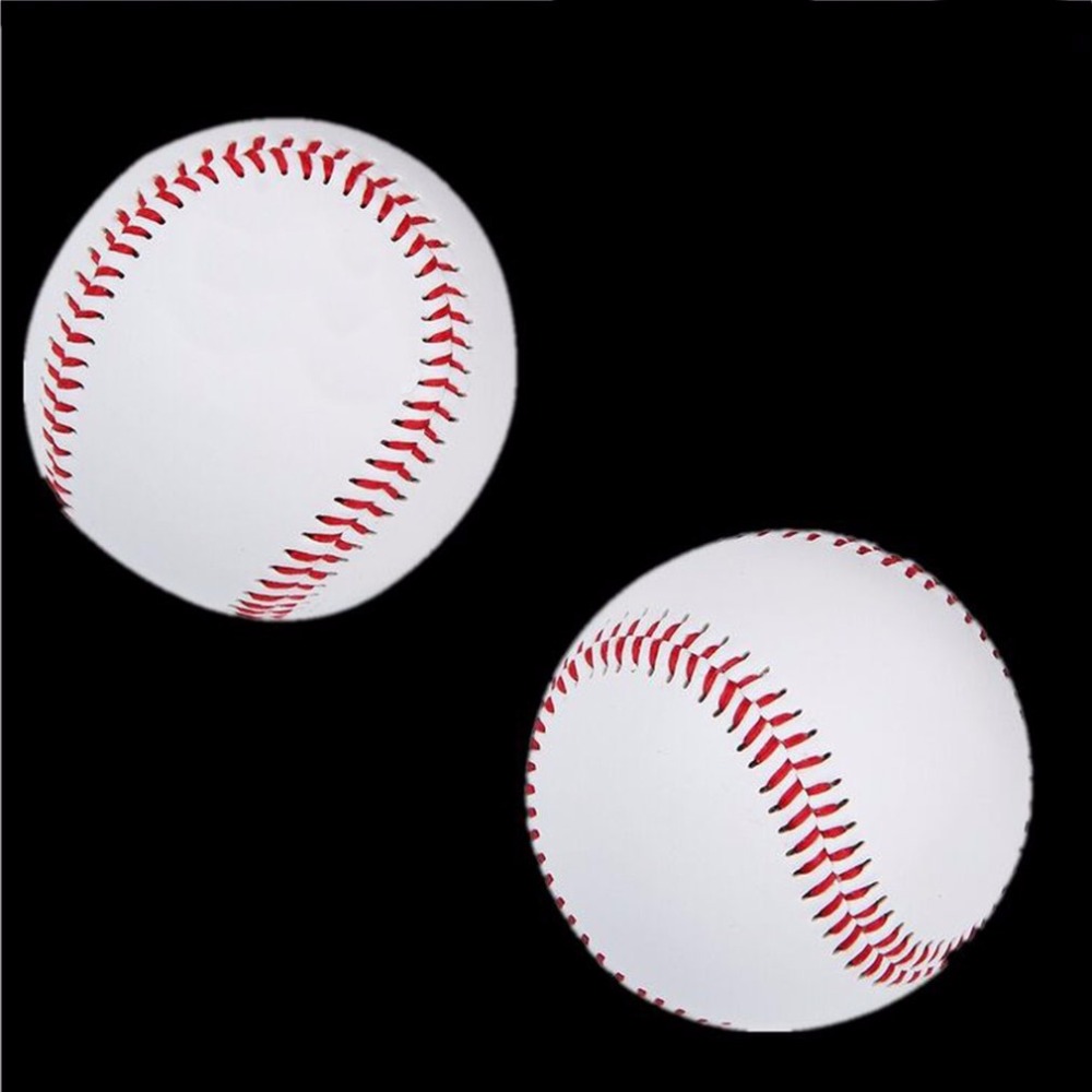 Universele 9 # Handgemaakte Baseballs Pvc & Pu Bovenste Hard & Soft Baseball Ballen Softbal Bal Training Oefening Baseball Ballen Sales