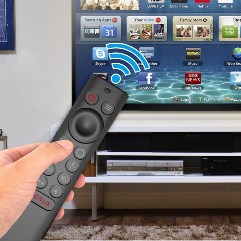 Accueil Tv boîtier de télécommande couverture Silicone anti-dérapant housse de protection peau pour Nvidia Shield Tv Pro / 4K Hdr