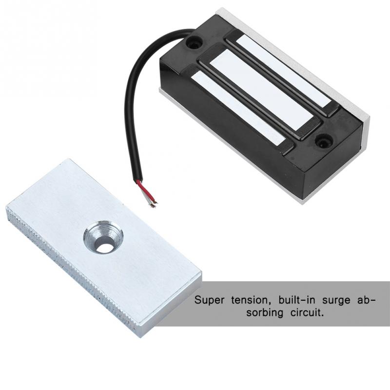 DC12V 60KG Mini Electromagnetic Lock Electronic Magnetic Door Lock Power on Lock fechadura eletronica electric door lock
