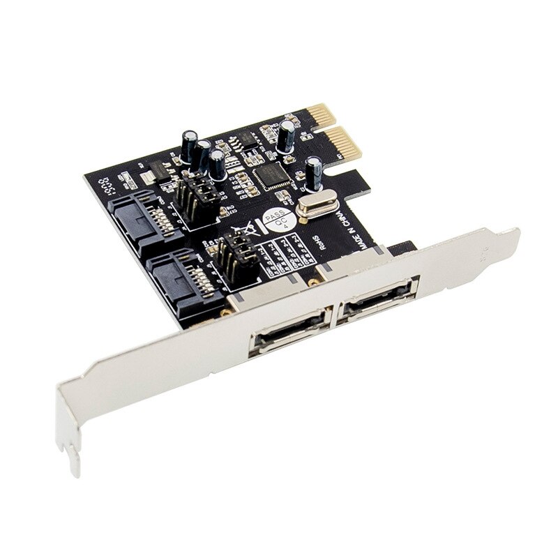 PCI-E to SATA3.0 Expansion Card 4-Port Desktop Expansion Card SSD Solid State Drive