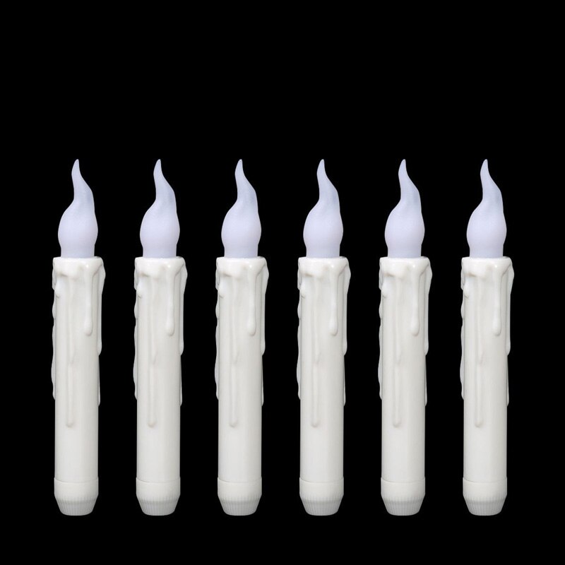 2 pieces candles and one remote Flameless LED Candles,6.6 inch Electric Birthday Candles,Tall Pillar Candles