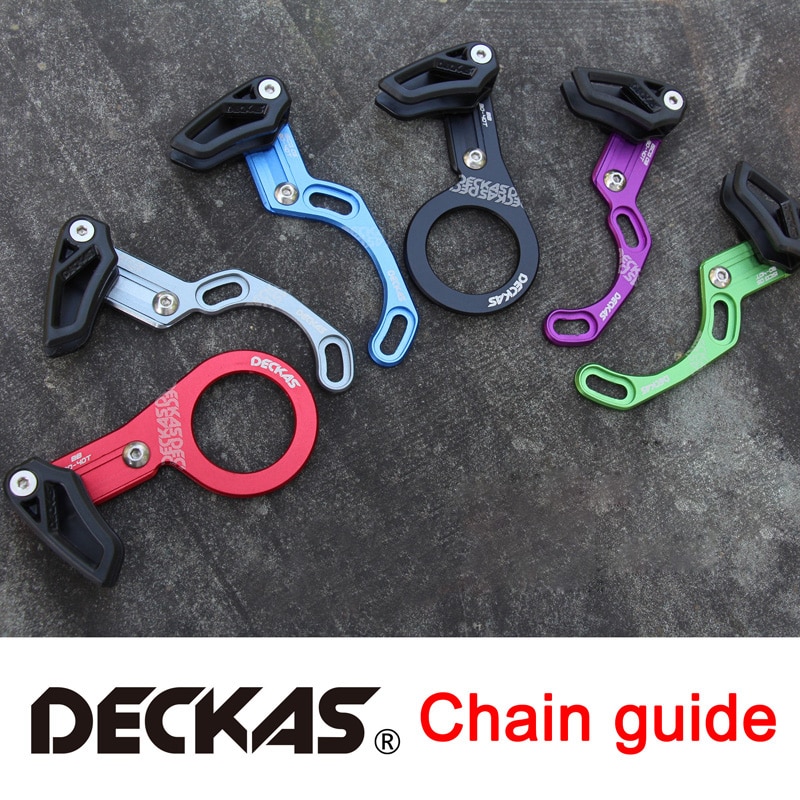 Deckas Bike Chain Guide Mtb Fiets Chain Guide 1X Systeem Iscg 03 Iscg 05 Bb Mount Cnc Single Speed Breed smalle Gear Chain Guide