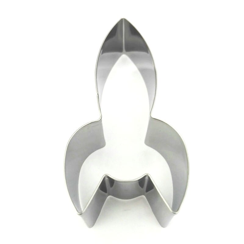 Rakete bilden Metall Cookie Cutter Gebäck Keks Kekse Backform Fondant Kuchen Dekorieren Werkzeuge