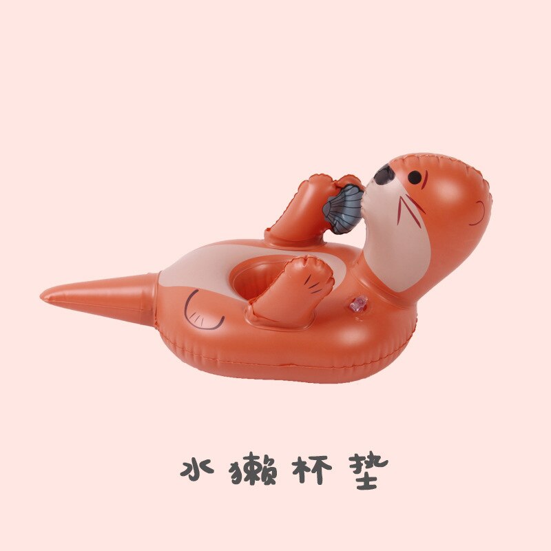 Mini Opblaasbare Bekerhouder Eenhoorn Flamingo bekerhouder Zwembad Float Baden zwembad Speelgoed Partij Decoratie Bar zwemmen ring