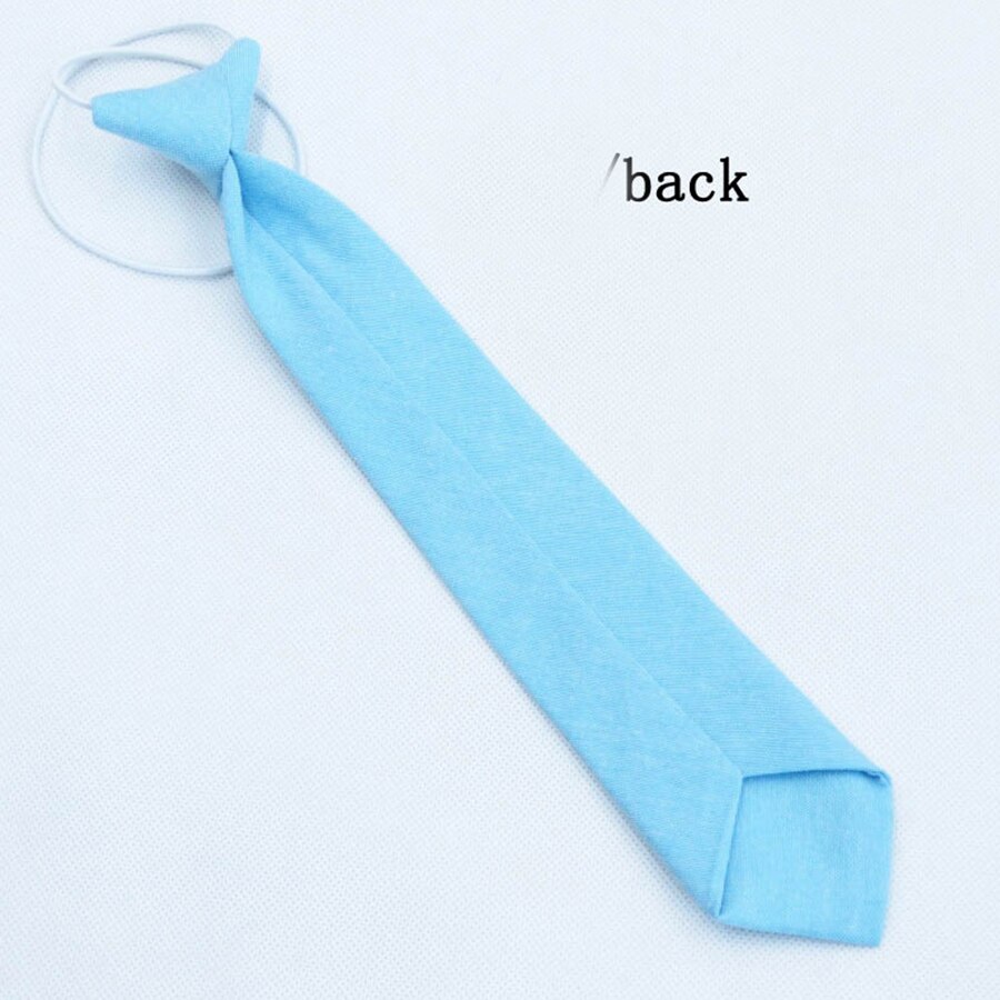Ties for Children Cotton Solid Neck Tie Boys Girls Students Kid Necktie Performance Photograph Graduation Ceremony