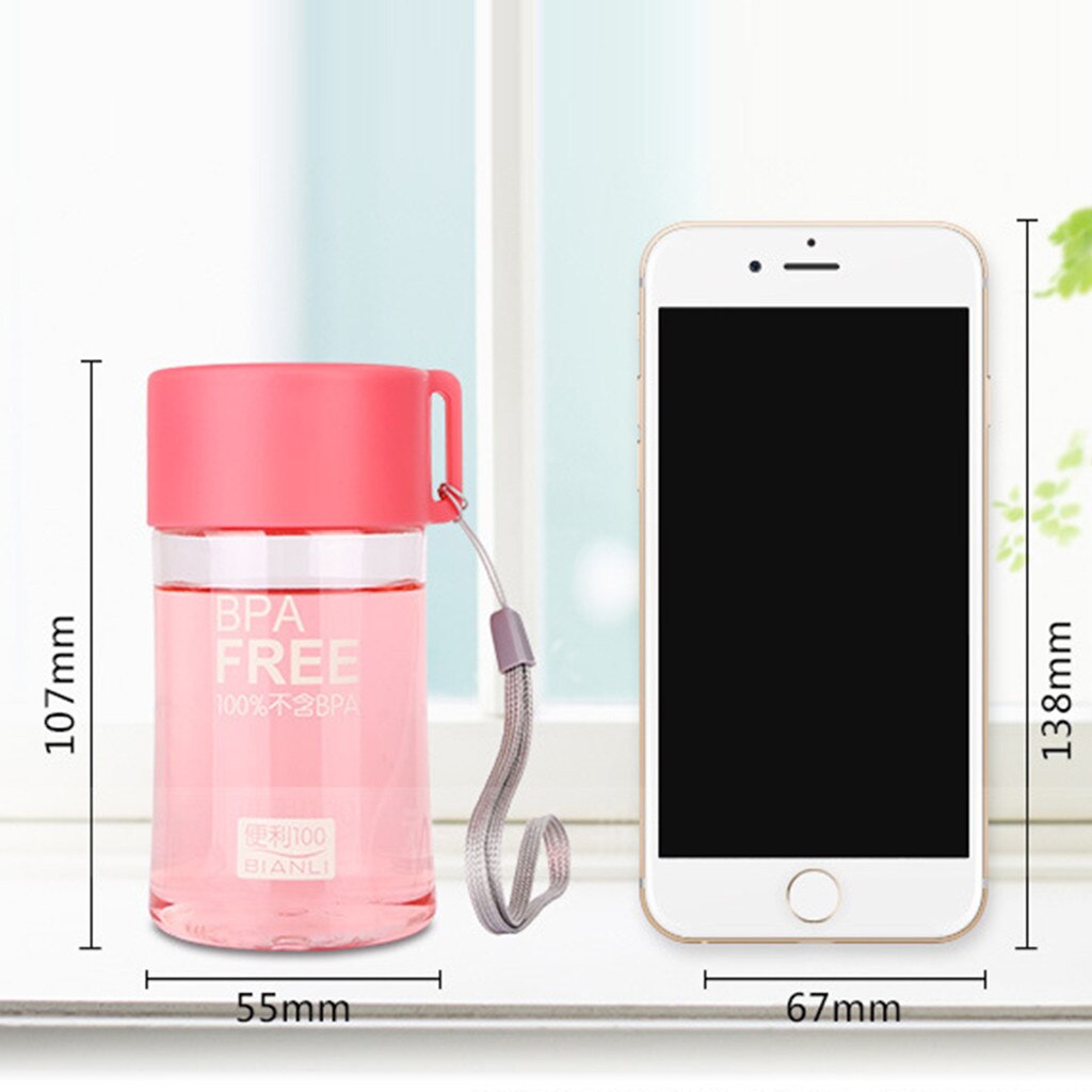 Portable 150ML Plastic Juice Water Bottle Cup Sport Camping Cycling Travel Accessories Drinking Outdoor Sports Portable Bottles