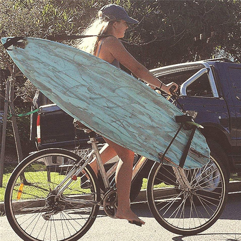 Justerbar surfebrett skulder bære slynge stå opp padlebrett stropp sup brett surfe finner padle wakeboard surfing kajakk unisex