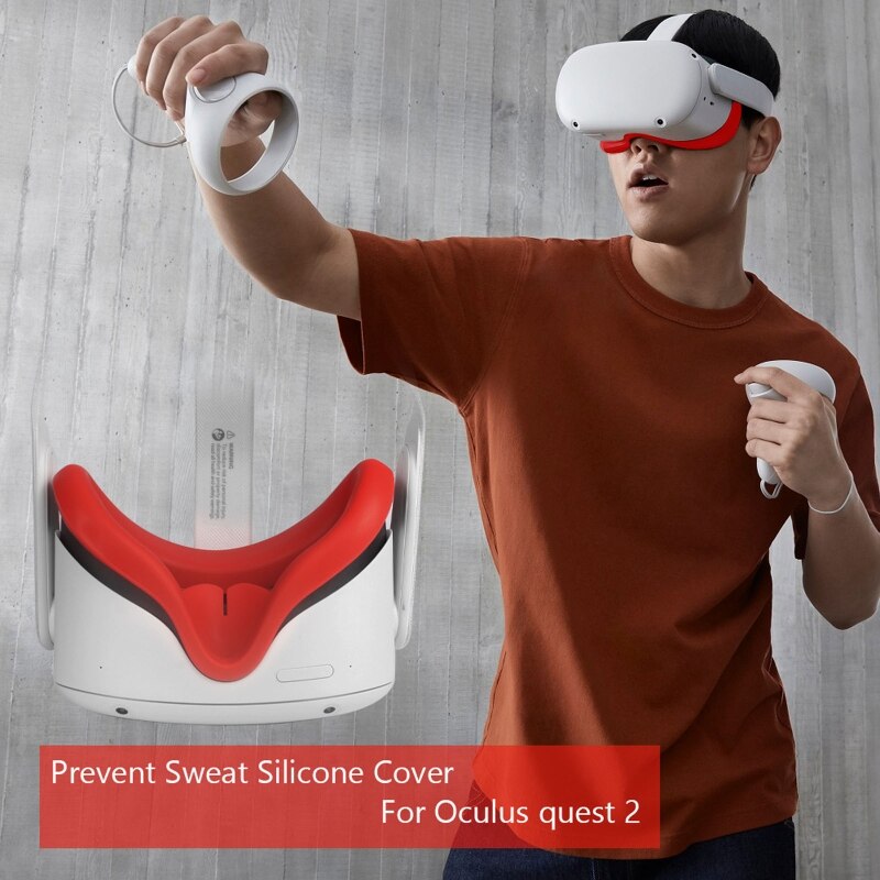 Dustproof Lens Anti Scratch Case Silicone Eye Cover Pad Skin for Oculus Quest 2