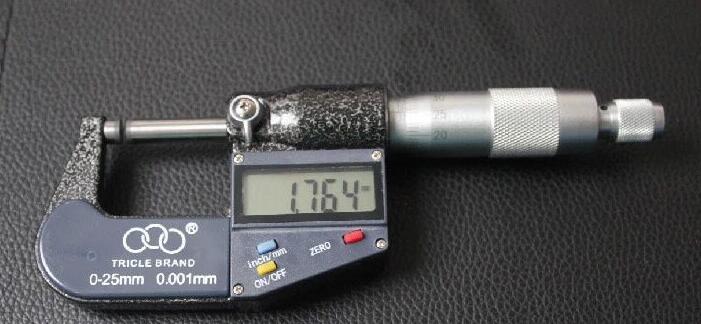 inch/mm 0-1" (0-25mm) 3-key digital display Micrometer outside diameter caliper external micrometer