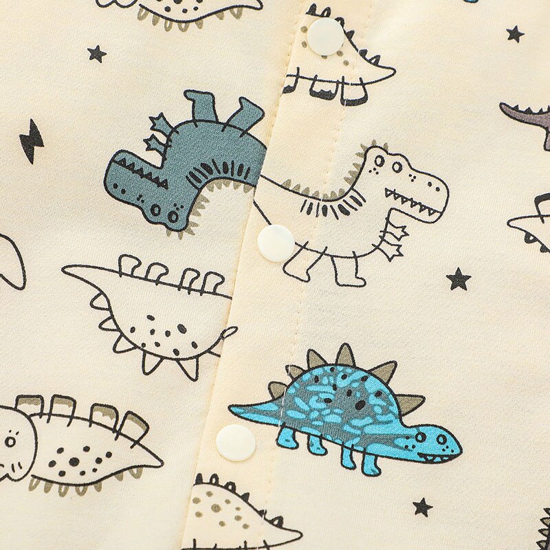 Lente &amp; Herfst Baby Meisje Romper Cartoon Dinosaurus Pasgeboren Kleding Jongens Rompertjes Katoen Met Lange Mouwen Baby Kleding 3-18 maanden