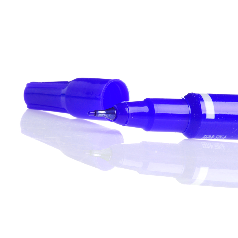 Permanent Marker Doubled Headed Hook Line Fine/Thick Pen Ink Tool Waterproof