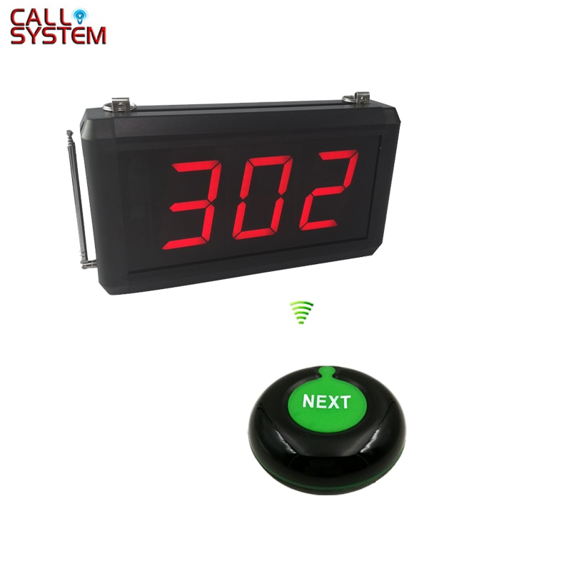 Queue Calling System with Next control button can add the number one by one and K-302 display