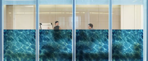 Film Water Ripple Glass Window Decal Privacy Glass Cover Home Shower Door Stickers Bedroom Decoration