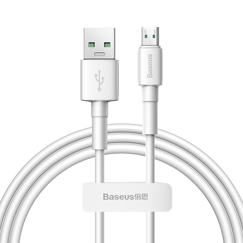 Baseus 4A USB Cable Dash Charging Cable USB For Micro Cable For VOOC Quick Charging Cable For OPPO R15 R11S Plus A77 Data Cable: 1m