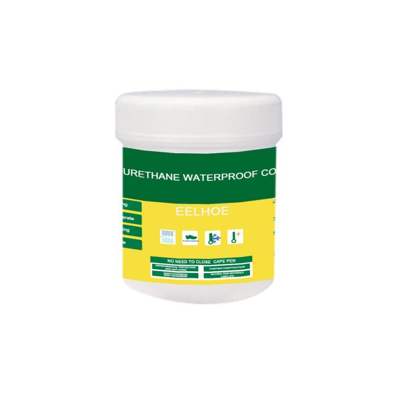 Transparante Waterdichte Lijm Plus Borstel Waterdicht Lekvrij Lijm Siliconenkit Voor Buitenmuur Badkamer Wc Vloertegels: 30g