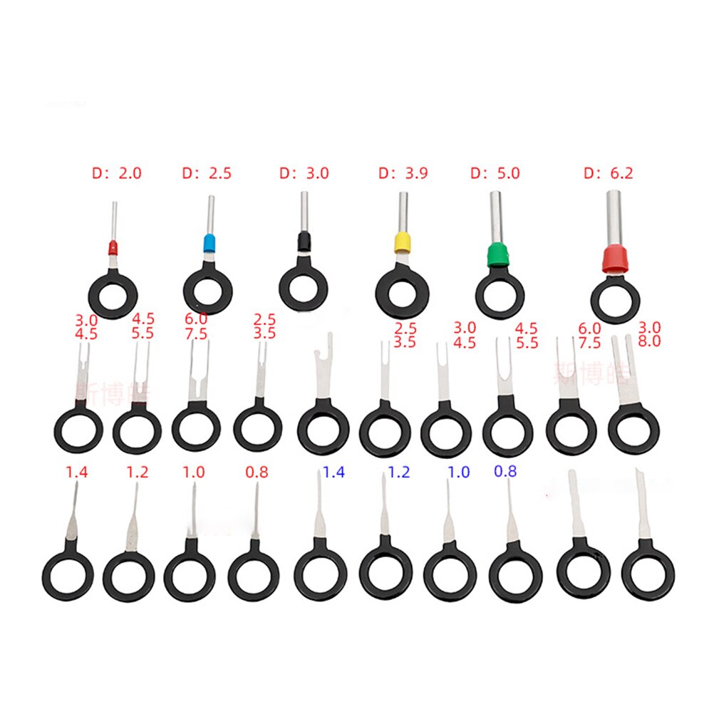 Car Terminal Remover Tool Wire Plug Connector Extractor Puller Release Pin Extractor Kit Withdrawal obd2