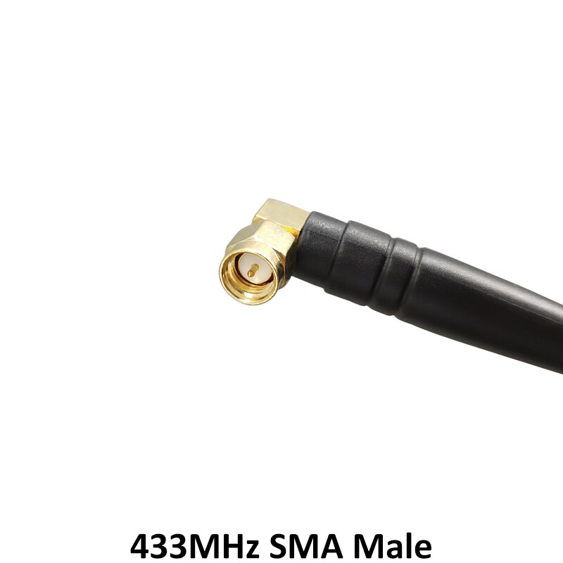 Lora lorawan compteur d'eau 433MHz antenne 3dbi SMA connecteur mâle pliant 433 mhz antenne étanche gaz meterwireless récepteur