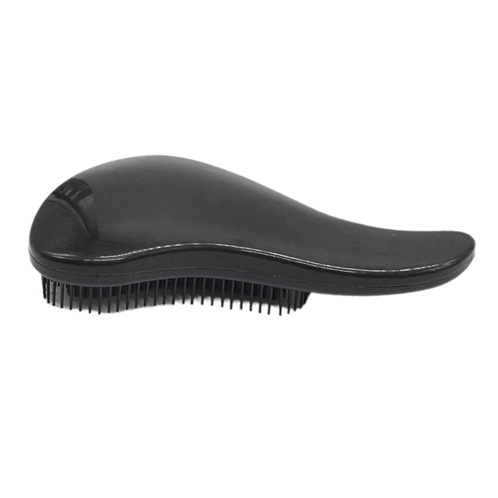Cepillo de pelo Sin enredos, peines de pelo, mango exclusivo, peine para desenredar: Black