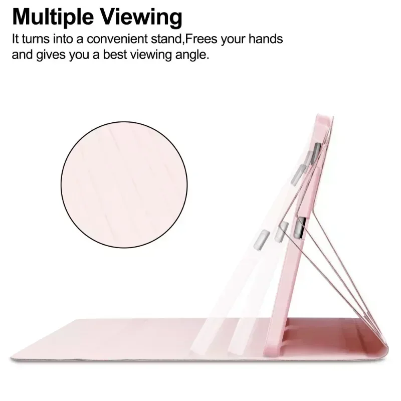 Keyboard Case for iPad 11 A16 11th 10th Generation Stand Detachable Trackpad Folio Keyboard Cover with Pencil Holder