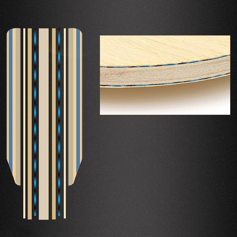 Indoor Table Tennis Paddle Games 1pc Arylate Carbon Fast Attack Pingpong