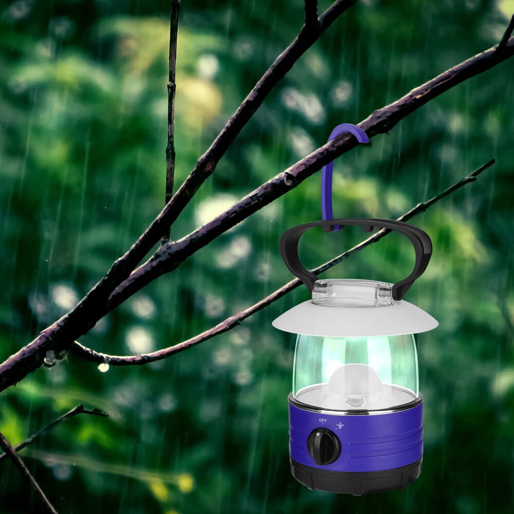 Bärbara campinglampor led campinglykta tält lampa utomhusvandring natthängande lampa  by 4 xaa batteri