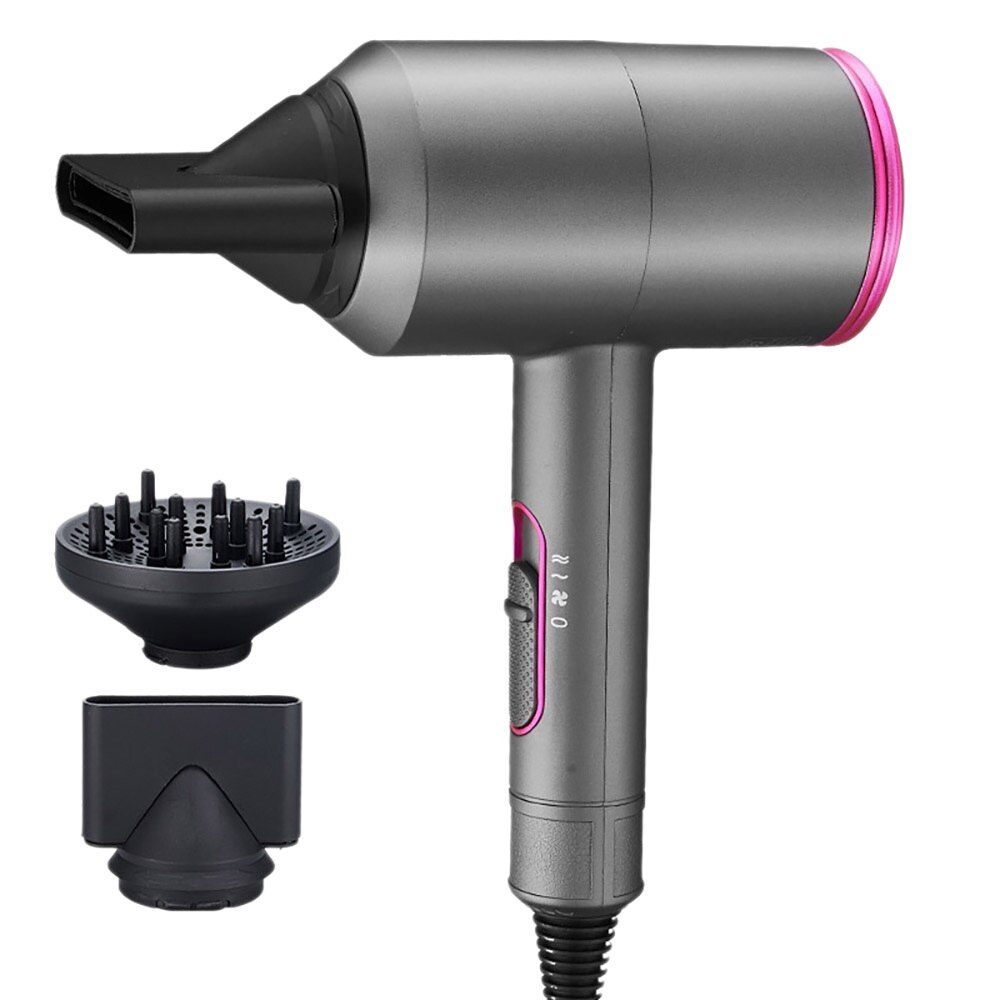 Professionele Föhn Krachtige Ac Motor 1800W Air Blower Ionische Haar Föhn Eu Plug