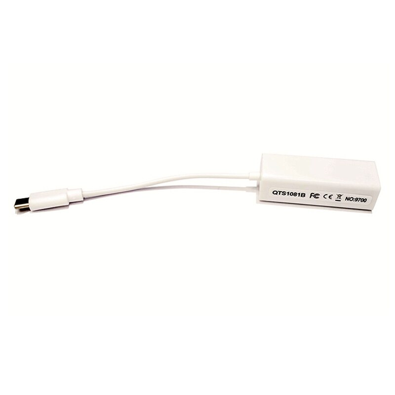 TYPE-C Om RJ45 Ethernet Lan Internet Kabel Adapter Lan Voor Macbook Windows 7/8/10 Laptop 10/100Mbps