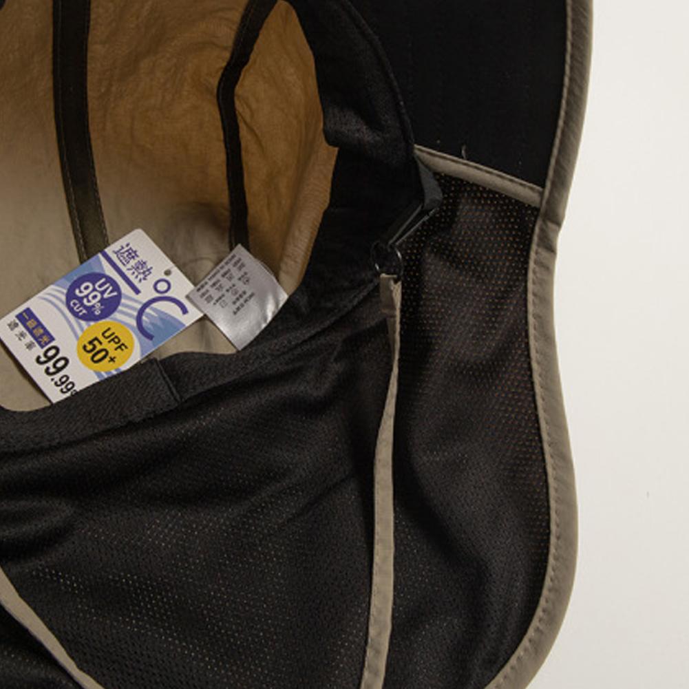 Unissex verão aba larga impermeável e de secagem rápida com chapéu panamá uv pescador bonés malha respirável proteção do pescoço
