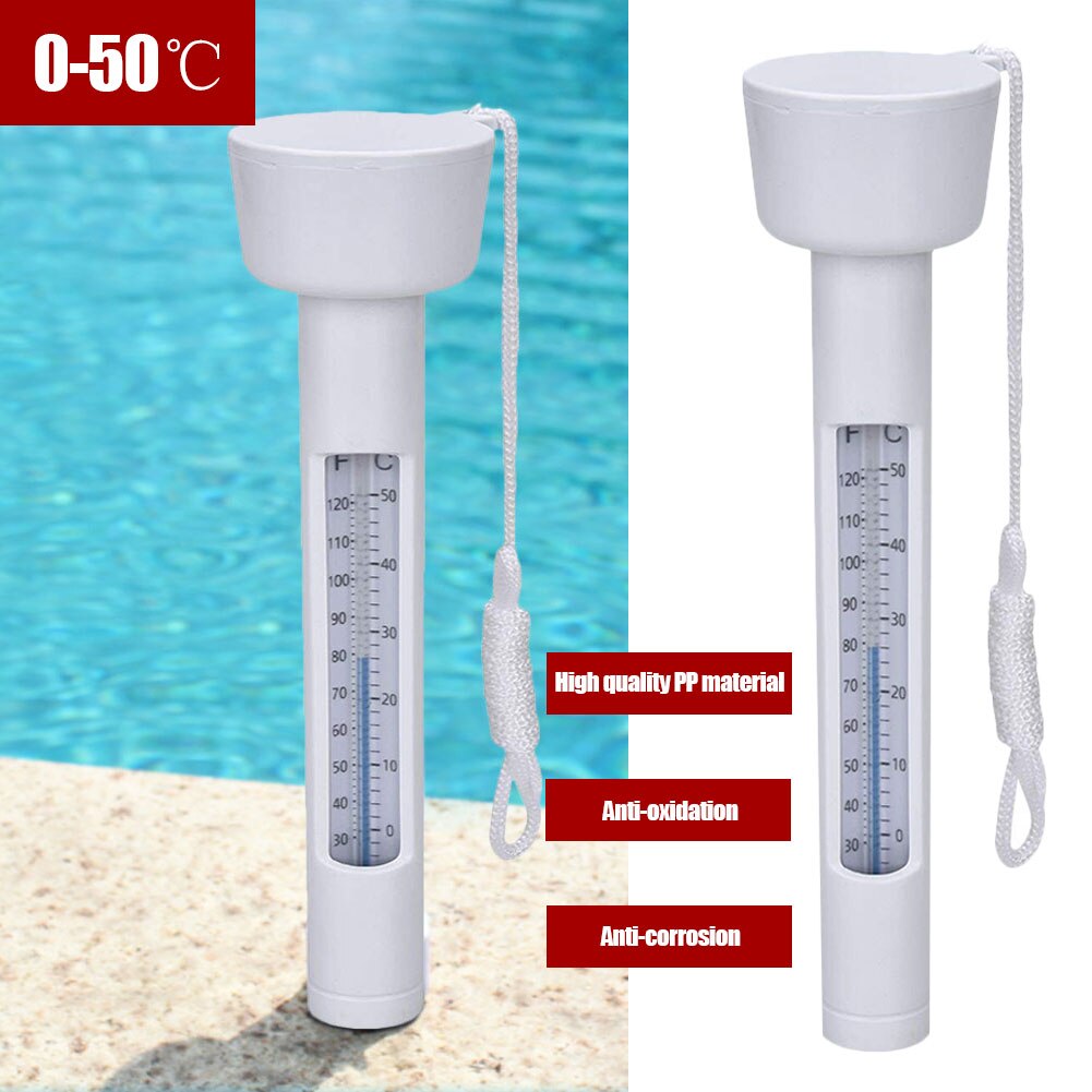 Vanntermometer flamingo flytende holdbart svømmebassengtermometer tegneserie damtemperaturmonitor