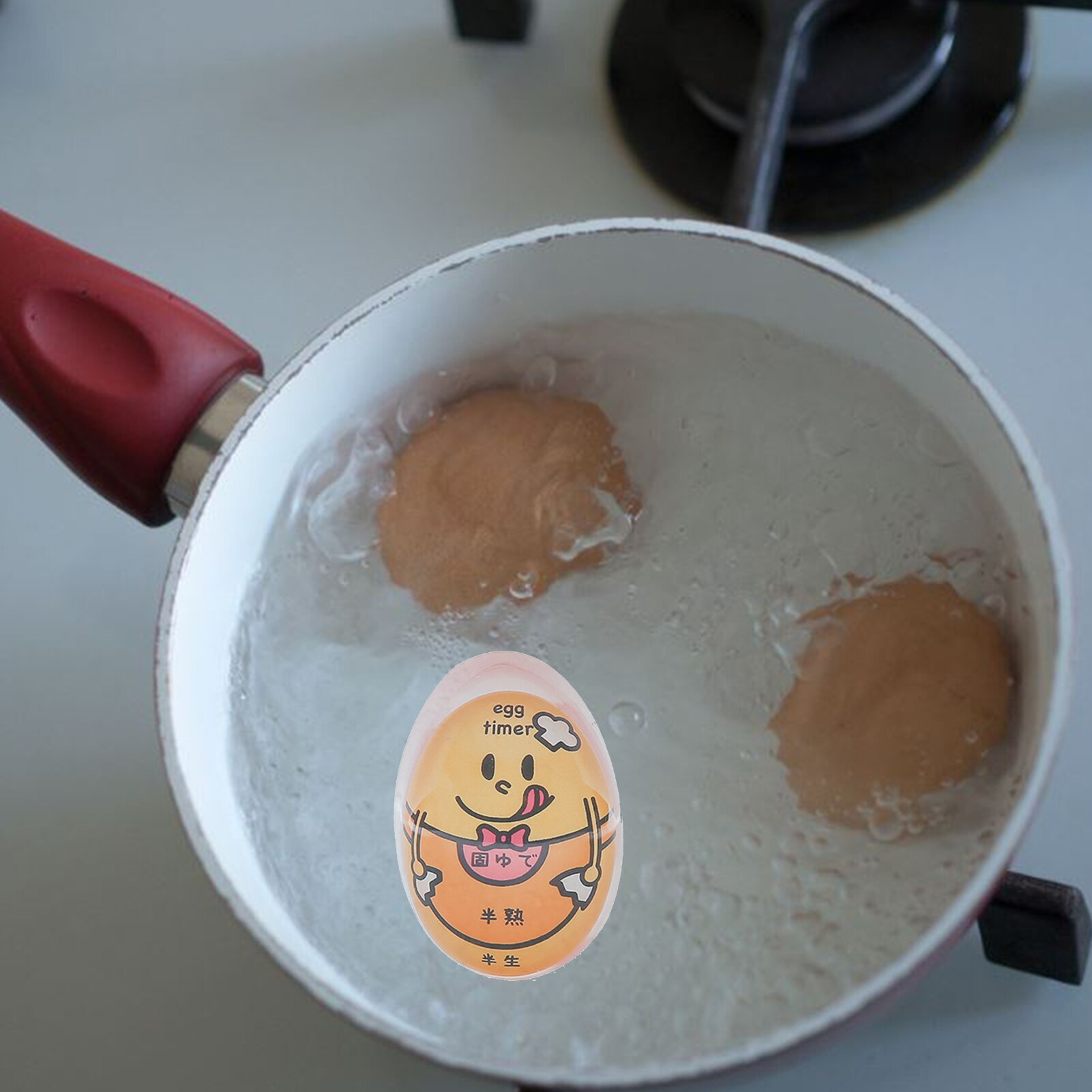 Egg Timer Practical Safe Kitchen Timing Tool For Soft-boiled Egg Artifact Spring Egg Boiled Egg Artifact