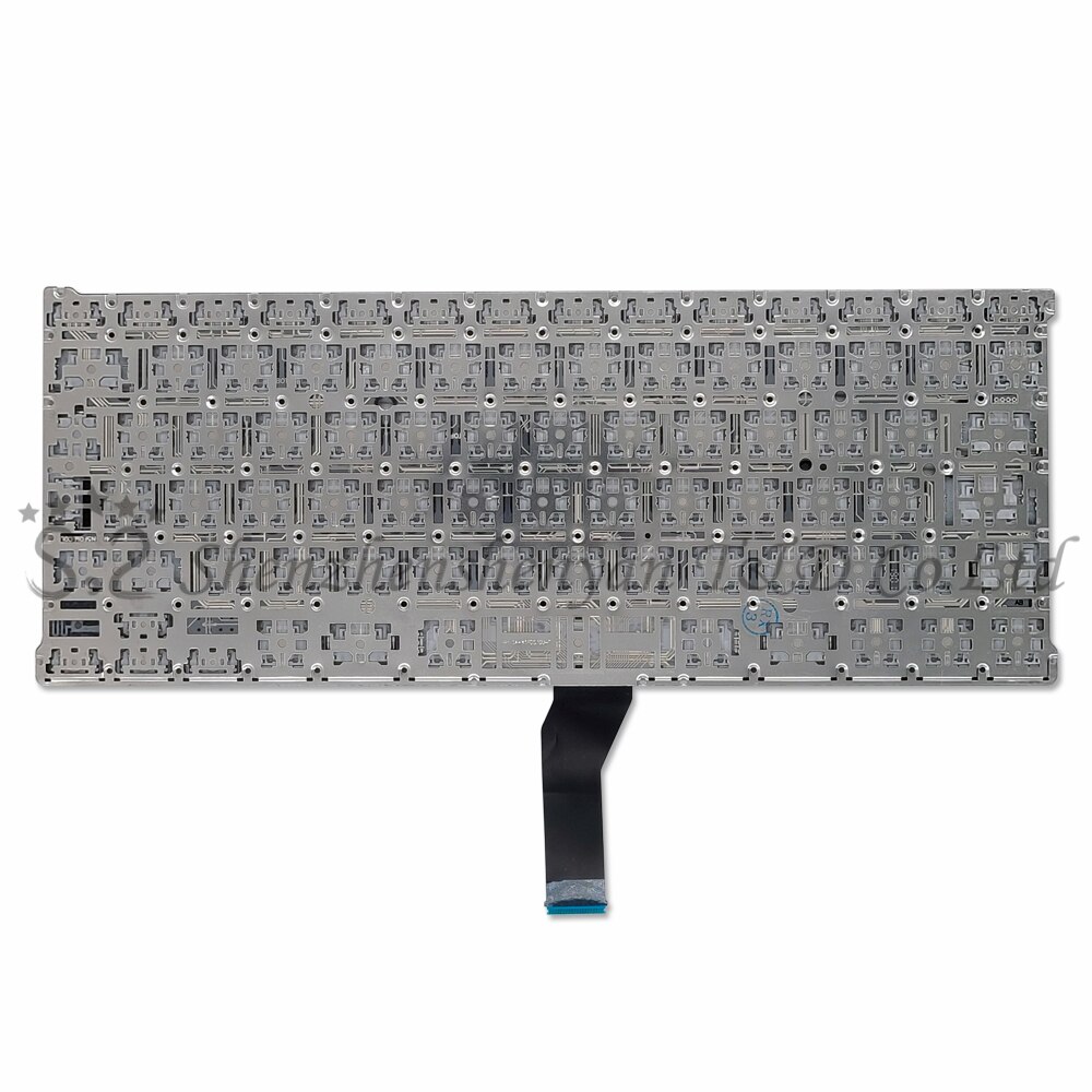 US UK Replacement Keyboard Russian Spain French German Russian Korean Layout for Macbook Air 13 &quot;A1369 A1466 Years