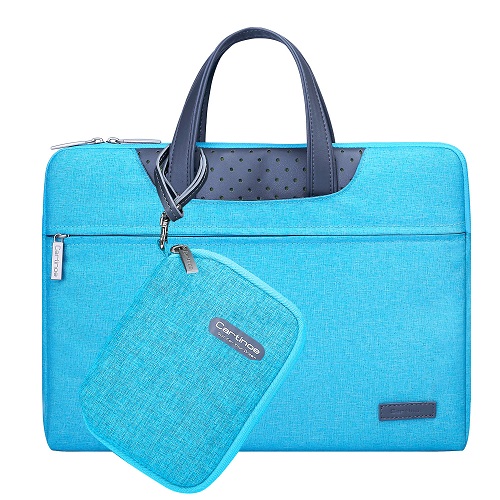 Business Aktentasche 11, 13,3, 14 zoll Laptop Tasche 15,6 Für Macbook Air 13 Frauen Handtasche Laptop Sleeve Tasche Für Macbook Pro 15 Fall: Blau / 14-inch