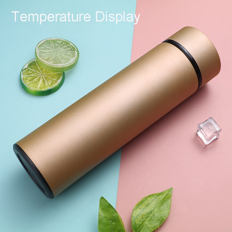 Touch Display Temperature Kettle 500ml Electric Kettles Stainless Steel Vacuum Intelligent Kitchen Appliances Insulation Cup: K