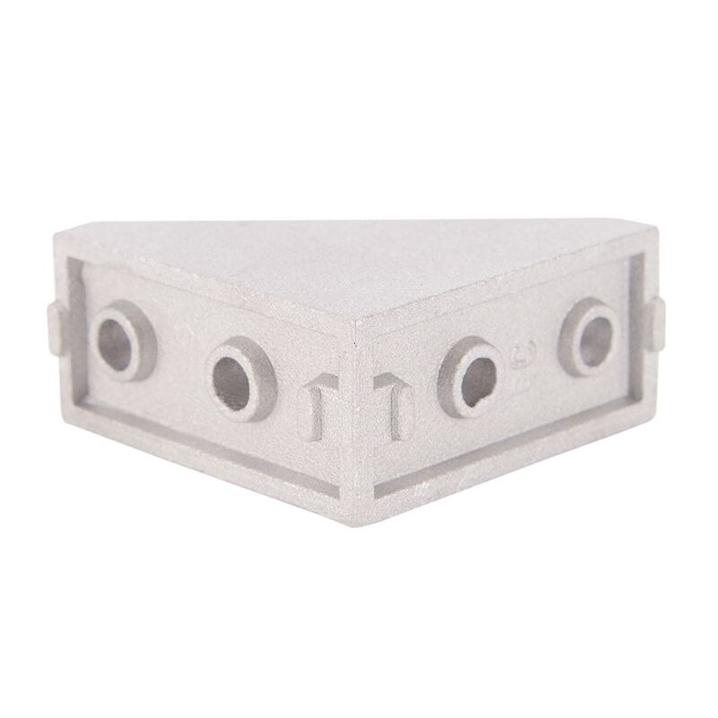 5PCS Aluminum L-shaped Connector Right Angle Bracket Fastener for Industrial Aluminum Profile Corner Fitting Kits