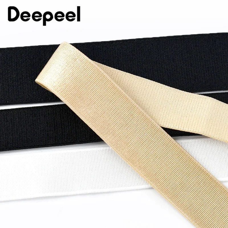 10Meters 6-40mm Bra Elastic Band for Shoulder Strap Underwear Rubber Bands Belt Stretch Nylon Webbing Tape DIY Sewing Accessory