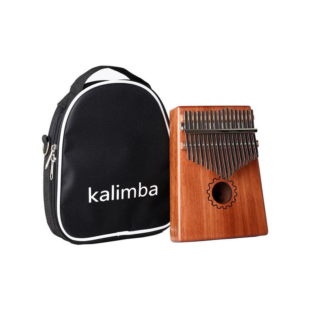 GECKO 17 Toetsen Kalimba Mbira Afrikaanse Mahonie Vinger Duim Piano Houten Toetsenbord Percussie Muziekinstrument K-T17M: Gear port