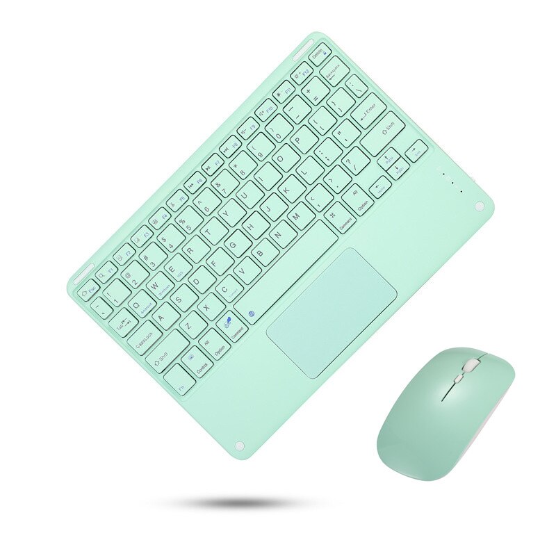 Funda for Xiaomi Pad 5 Pro 2021 Mipad 5 Mi Pad 5 Tablet Keyboard Spanish Russian Portuguese Hebrew Korean Keyboard Mouse Teclado: mint keyboard M