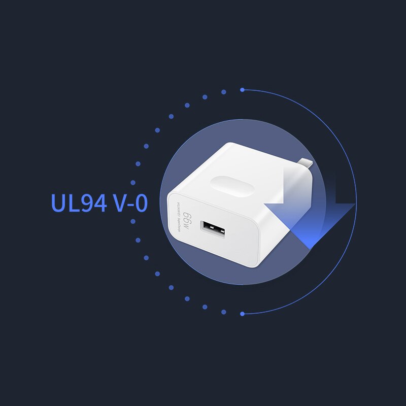 Originele Huawei Supercharge Max 66W Met 6A Usb Type-C Kabel Voor Huawei Mate 40 Pro Mate 40 rs Mate X2