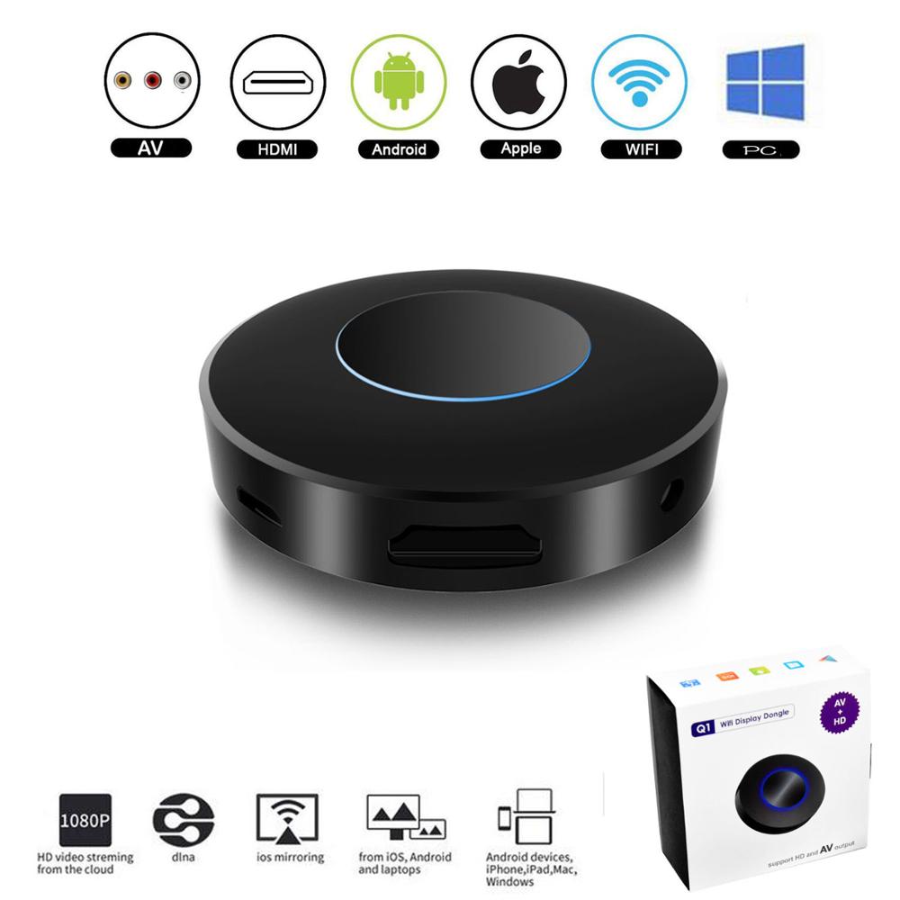 Montoview Tv Stick Draadloze Hdmi Av Rca Out Wifi Screen Mirroring Display Airplay Android Miracast Auto Dongle Hdtv Voertuig