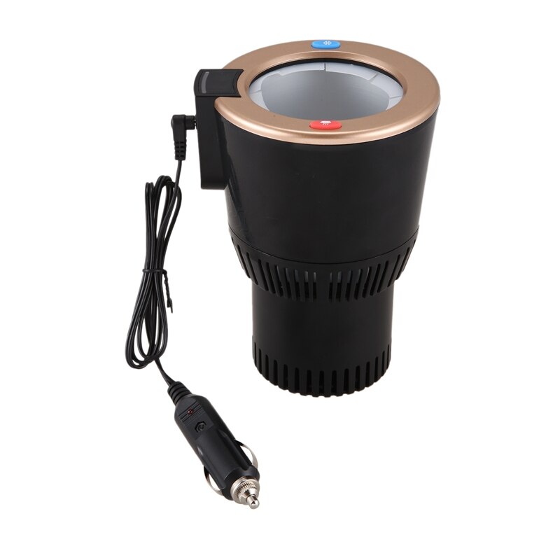 Dc12v auto verwarming koelbeker 2 in 1 auto kantoor beker warmer koeler auto beker mok houder koeldrank drank blikjes