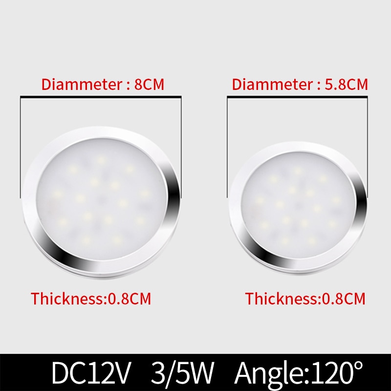 12v ultratunna små spotlights skåplampor spot hem display stativ fönster display led fokus panel lampa 3w mini downlight