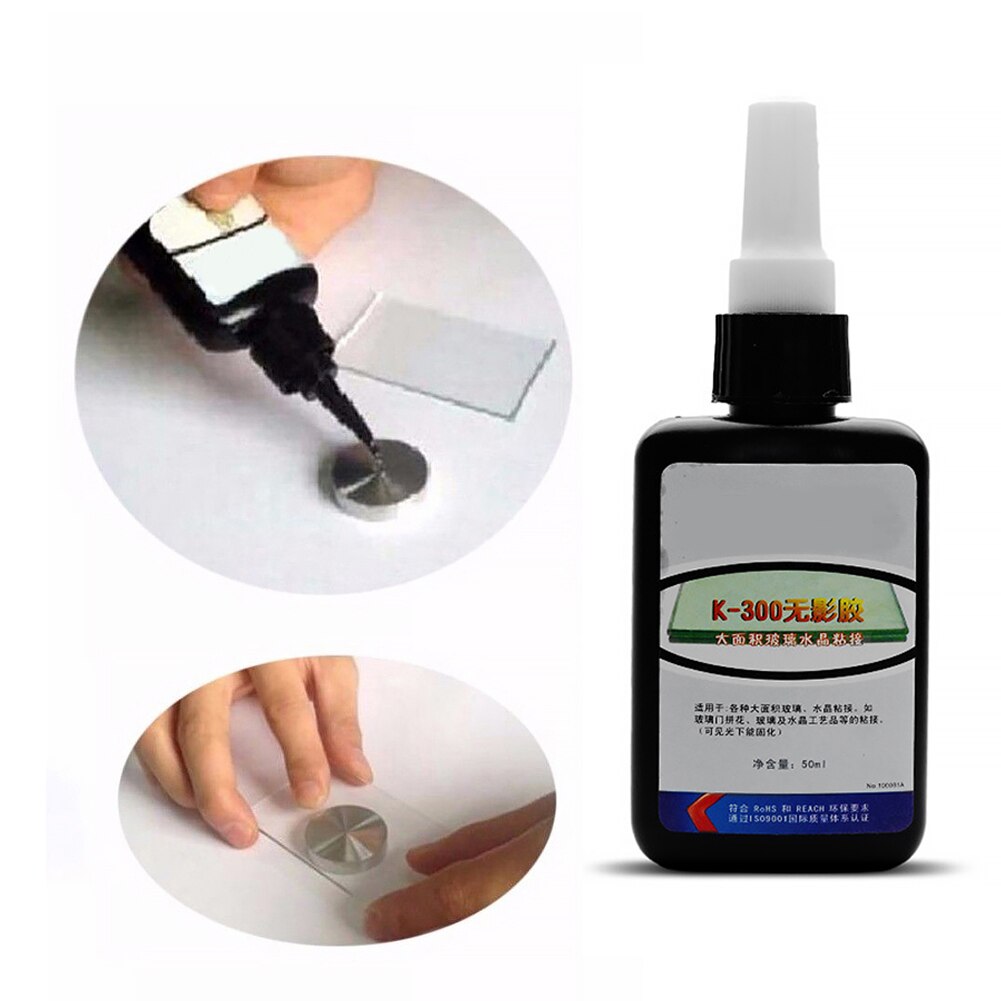 50ml Kafuter Uv-lijm Uv-uithardende Lijm K-300 Transparant Kristal en Glas Lijm