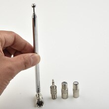 Telescopic Aerial Antenna DAB FM Radio Aerial W 3 Adapter HiFi AV Receiver Mini System 75cm AV Stereo Receiver Amplifier