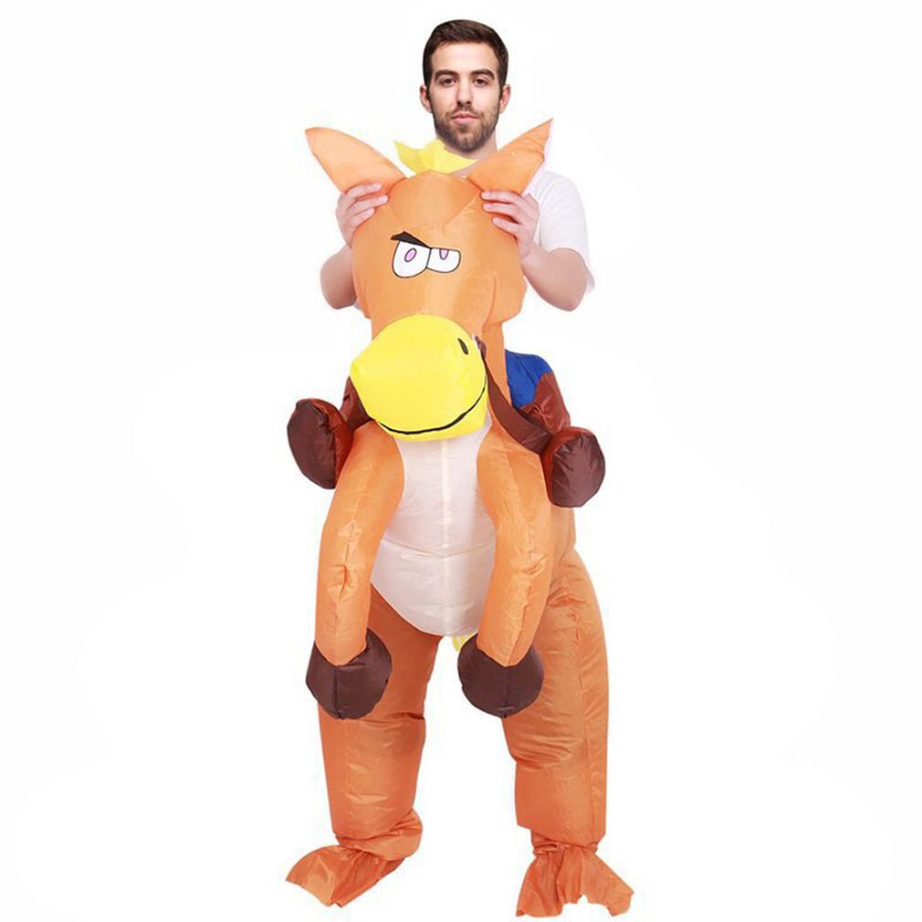 Halloween western cowboy oppustelig kostume sjovt sjov karneval fest spoof kostume rekvisitter