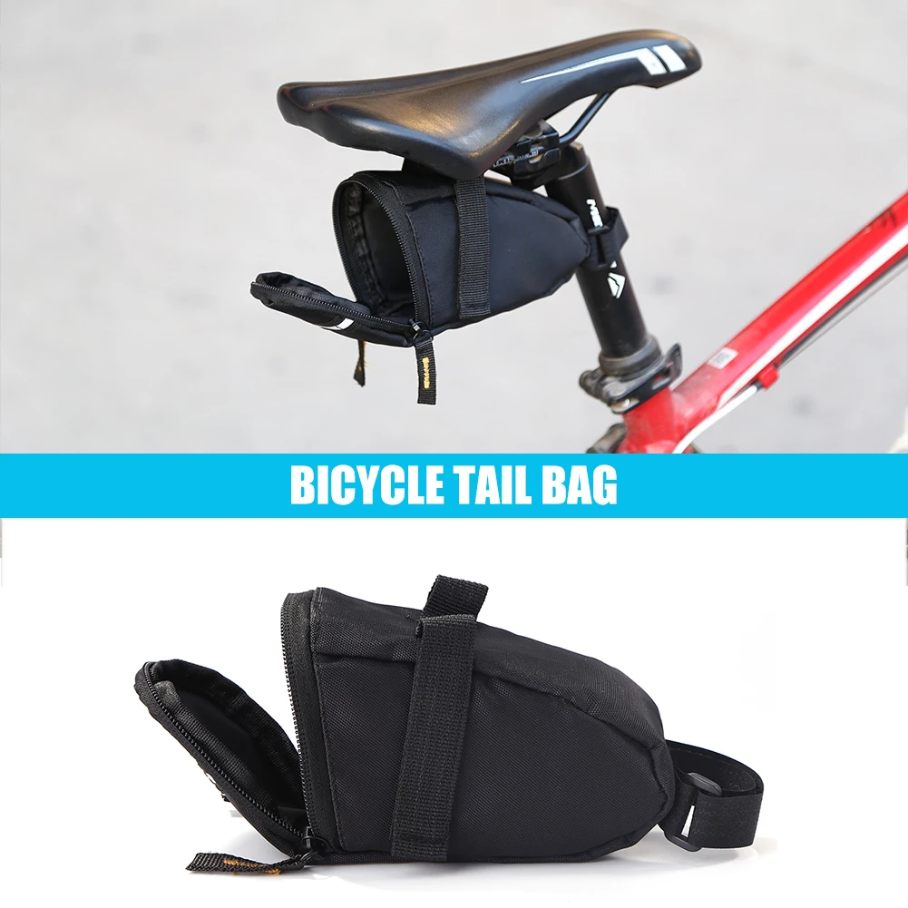Bolsas duraderas para SILLÍN de bicicleta, bolsa de almacenamiento trasera para tija de sillín de montaña, resistente a la lluvia, multifunción, equipo de ciclismo