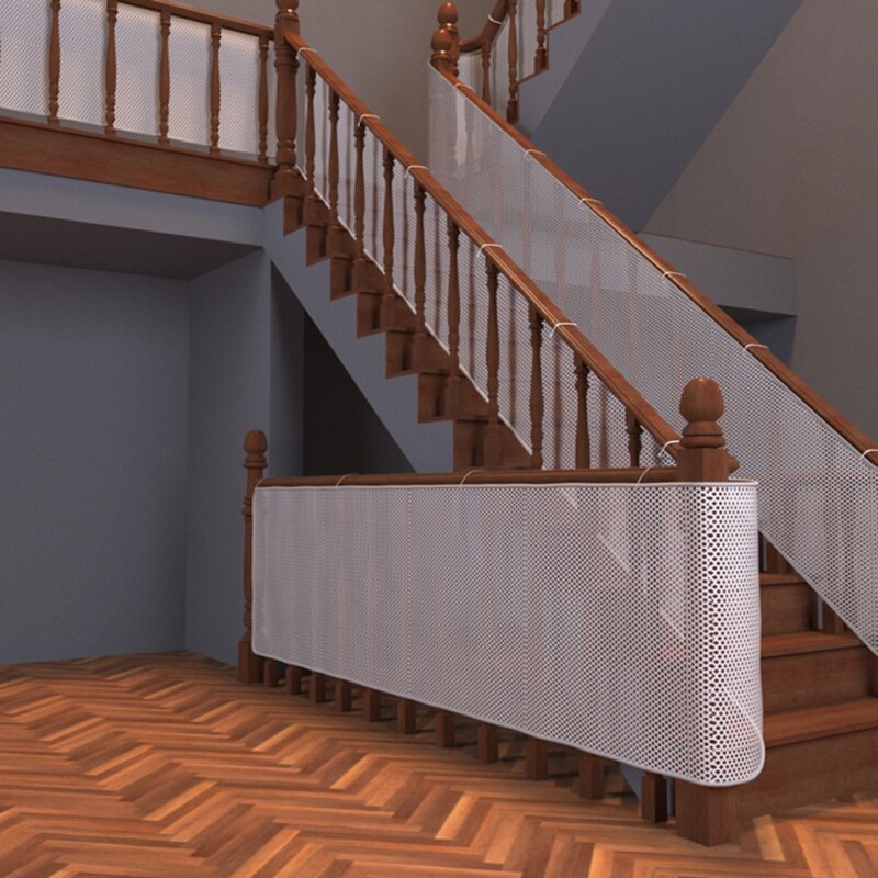 Durable Child Safety Protective Net Multipurpose Bannister Guard Deck Fence Fine Mesh for Balcony Stairs