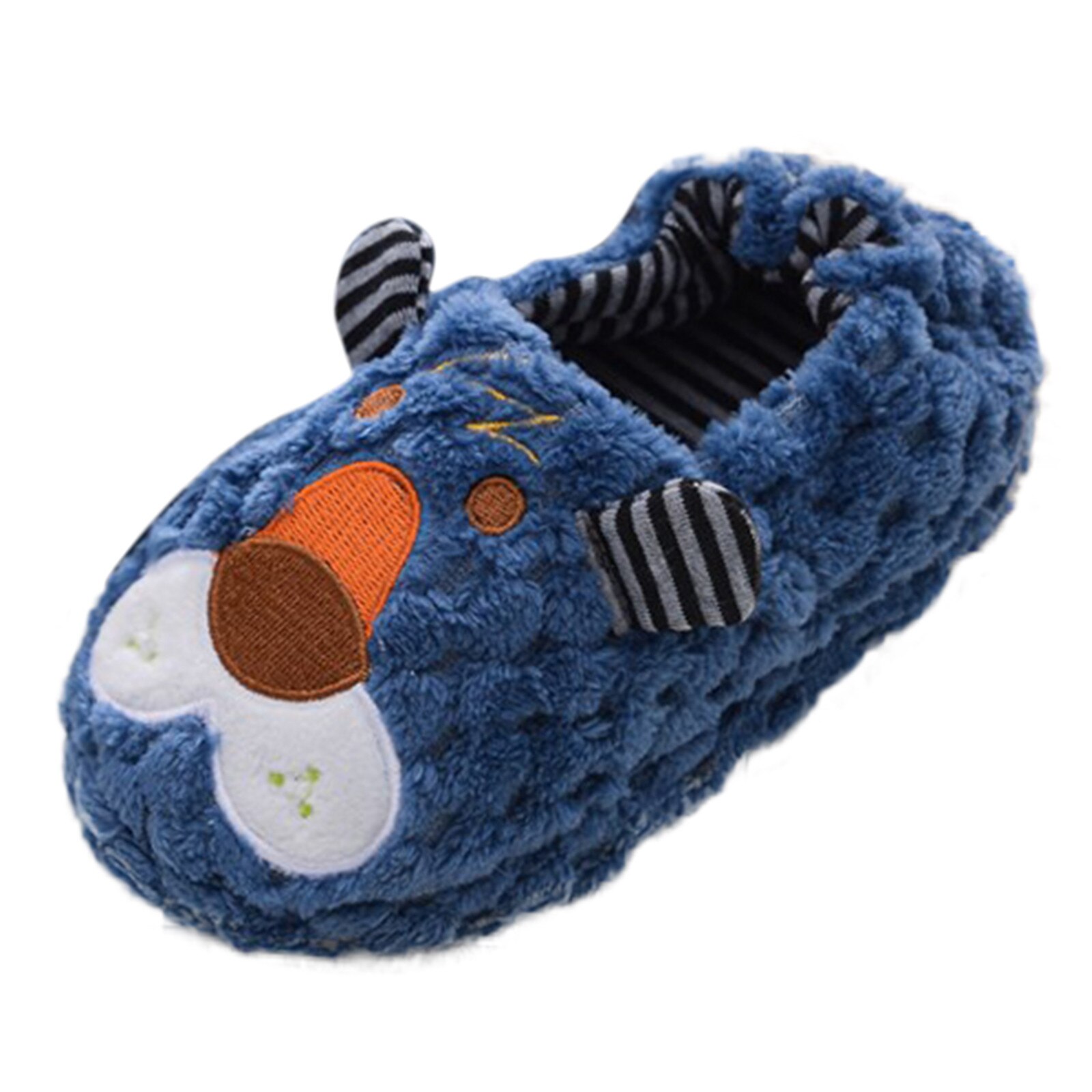 Children Slippers kids shoesToddler Infant Kids Baby Warm Shoes Boys Girls Cartoon Soft-Soled Slippers Children Slippers: dark blue / 11