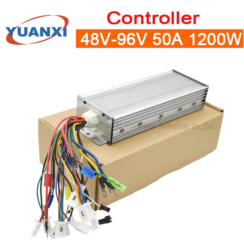 48V/60V/72V/84V/96V 50A 1200W Electric battery tricycle quadricycle special high power brushless motor dual mode controller